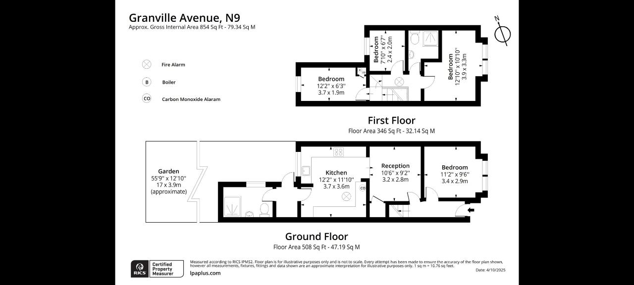 Floorplan of Granville Avenue, Edmonton, London, N9 0HD